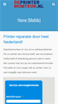 Mobile Screenshot of deprintermonteur.nl
