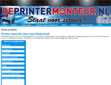Tablet Screenshot of deprintermonteur.nl